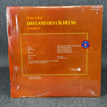 Lehar Das Land Des Lachelns Complete Schwarzkopf Gedda Kunz LP Record NM