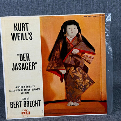 Kurt Weill's Der Jasager Opera in Two Acts Bert Brecht MGM Records