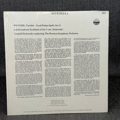 Wagner Parsifal Good Friday Spell Leopold Stokowski Everest LP Vinyl - NEAR MINT