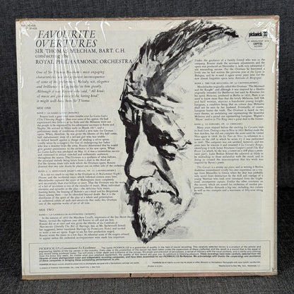 Sir Thomas Beecham Favourite Overtures Vinyl Record Pickwick Stereo LP NEAR MINT