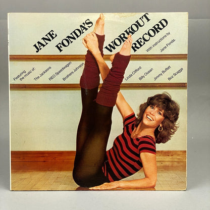 Jane Fonda's Workout Record Vinyl LP 1982 Fitness Exercise Album