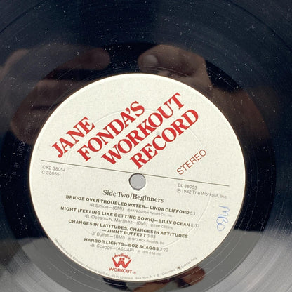 Jane Fonda's Workout Record Vinyl LP 1982 Fitness Exercise Album