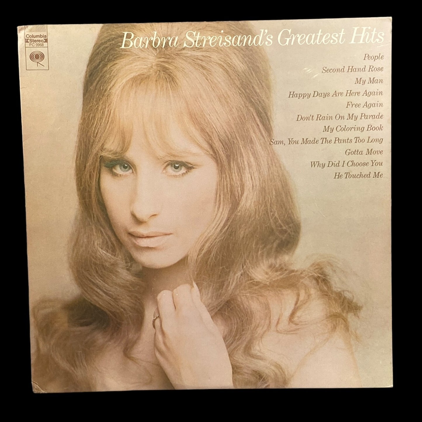 Barbra Streisand's Greatest Hits Vinyl Record LP Columbia PC 9968 Stereo