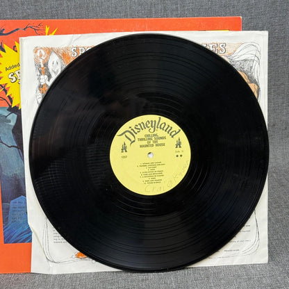 Disneyland Chilling, Thrilling Sounds of Haunted House Record LP Spooky Hints