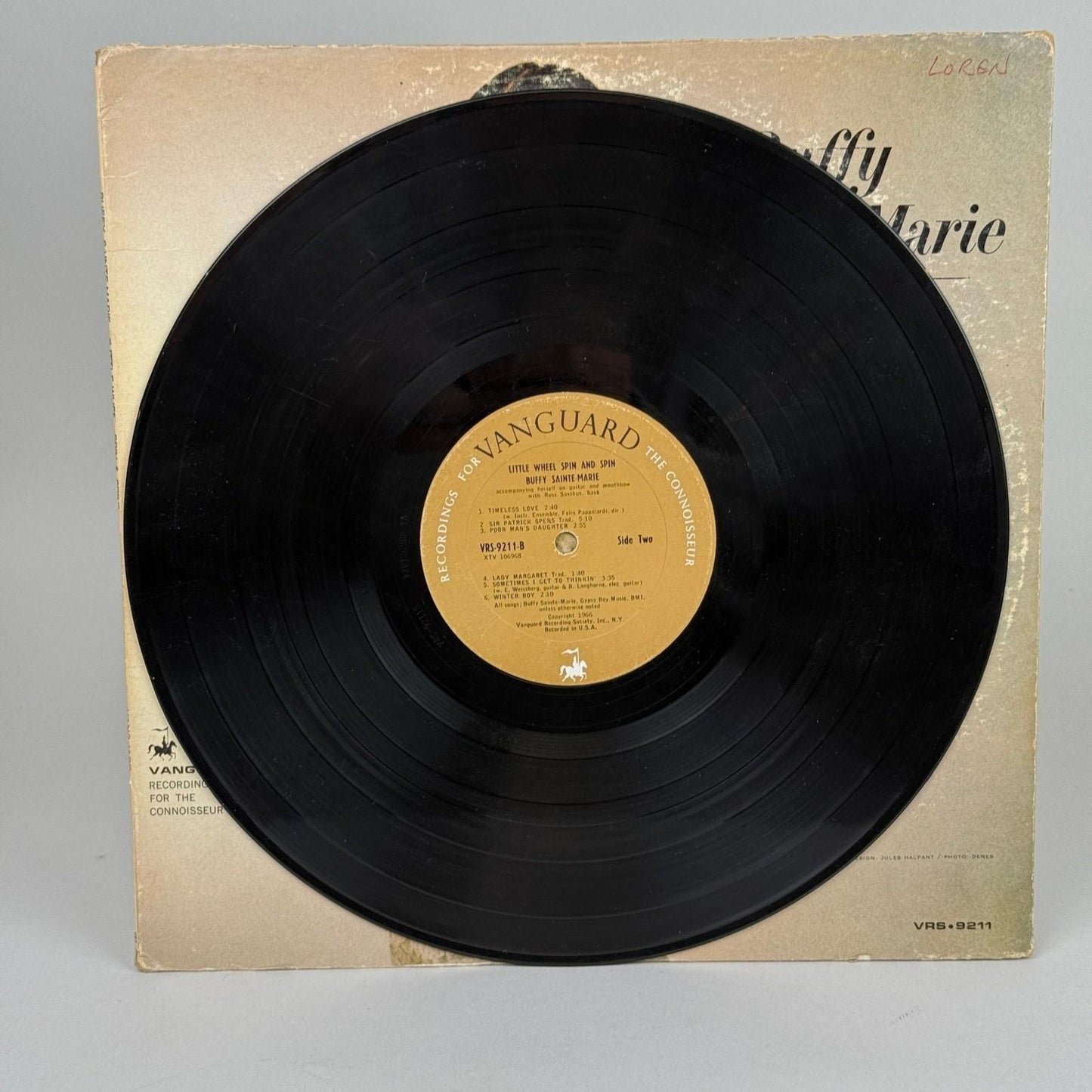 Buffy Sainte-Marie Little Wheel Spin and Spin Vinyl LP Record Album