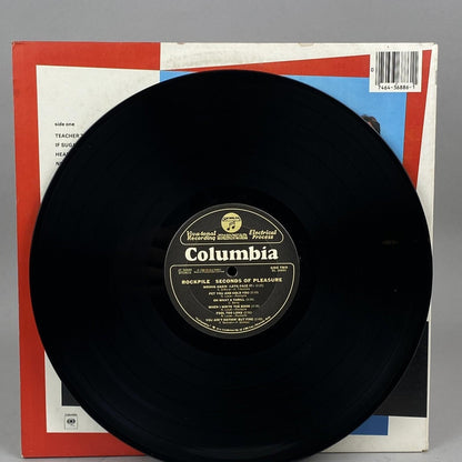 Rockpile Seconds of Pleasure Vinyl Record Album LP 1980 Columbia