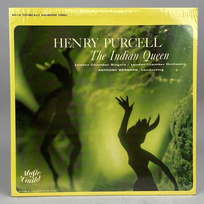 Henry Purcell The Indian Queen LP London Chamber Orchestra Music Guild Record