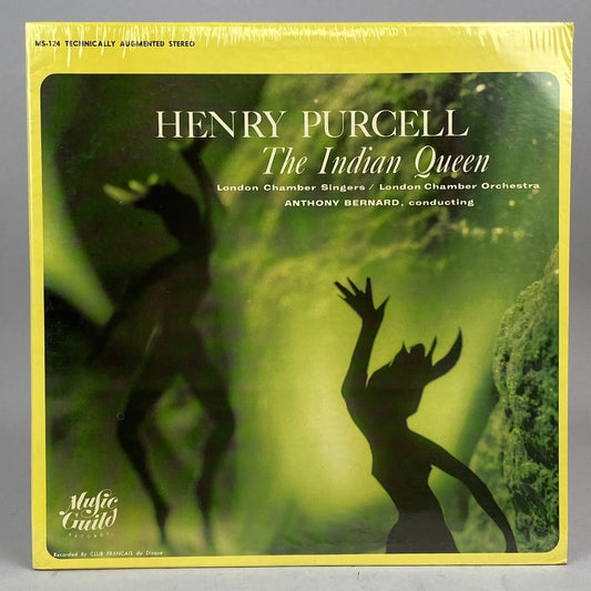 Henry Purcell The Indian Queen LP London Chamber Orchestra Music Guild Record