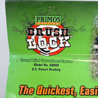 Primos Brush Lock Ground Blind Concealment System Model 60089 Hunting New