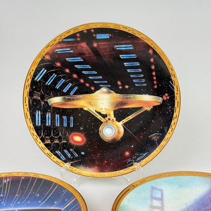 Star Trek The Voyagers Plate Hamilton Collection Limited Edition lot of 5