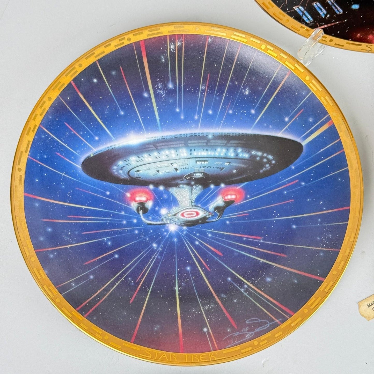 Star Trek The Voyagers Plate Hamilton Collection Limited Edition lot of 5