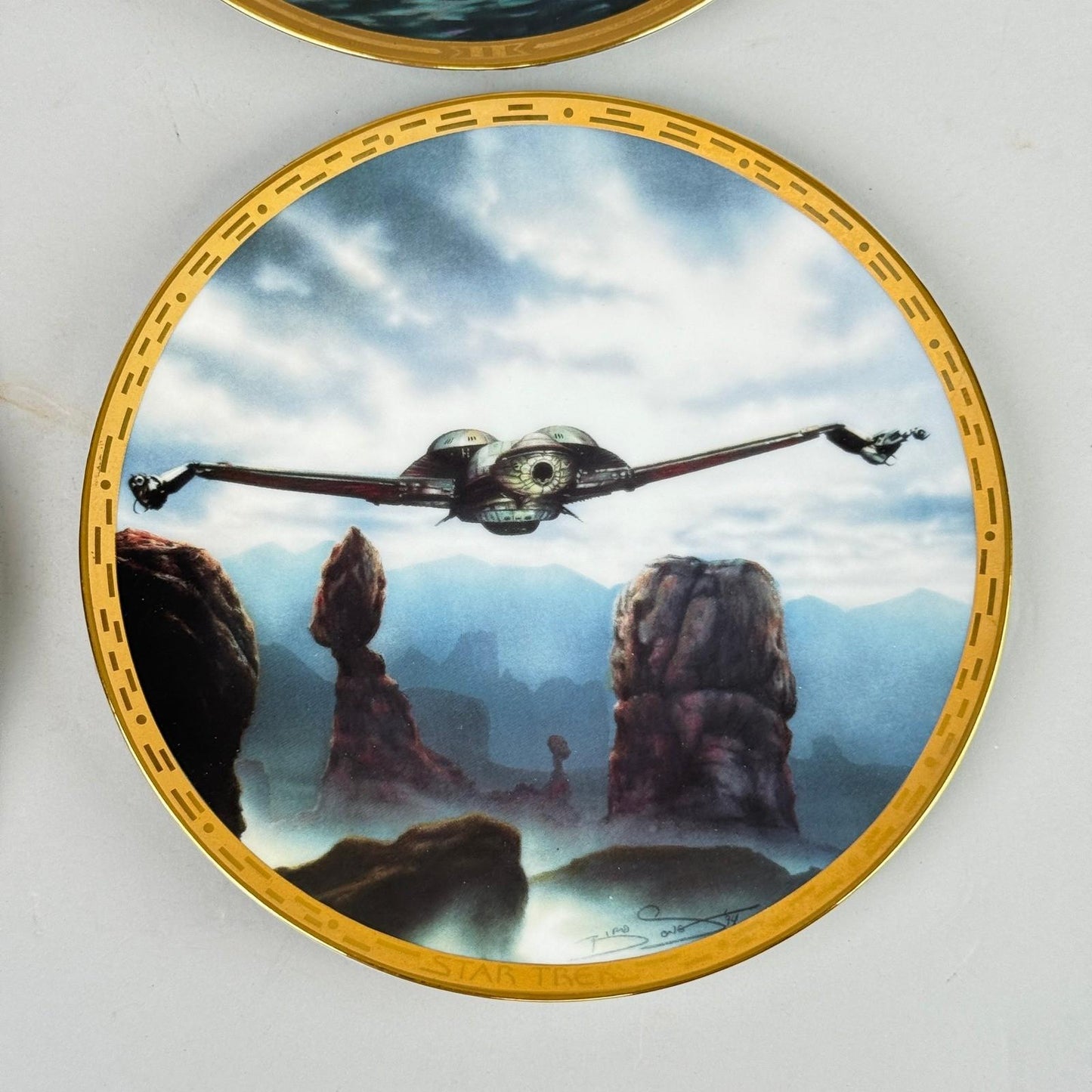 Star Trek The Voyagers Plate Hamilton Collection Limited Edition lot of 5