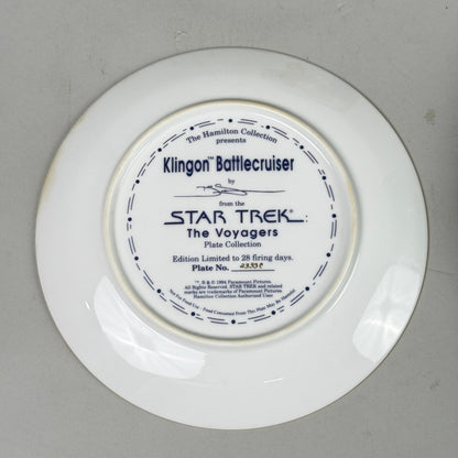 Star Trek The Voyagers Plate Hamilton Collection Limited Edition lot of 5