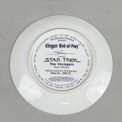 Star Trek The Voyagers Plate Hamilton Collection Limited Edition lot of 5