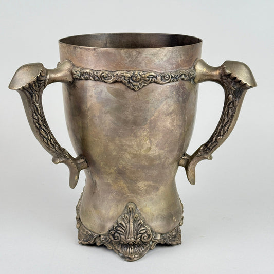 Stag Horn Three Handle Trophy Vessel/ Champagne Ice Bucket