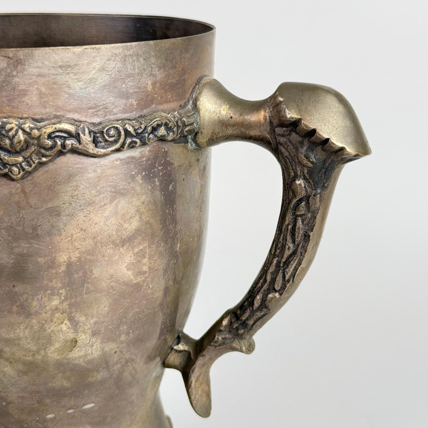 Stag Horn Three Handle Trophy Vessel/ Champagne Ice Bucket