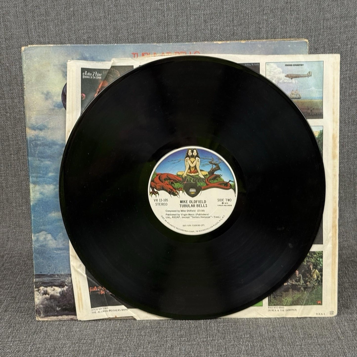 MIKE OLDFIELD – Tubular Bells 1973 VINYL Lp ALBUM  - Very Good