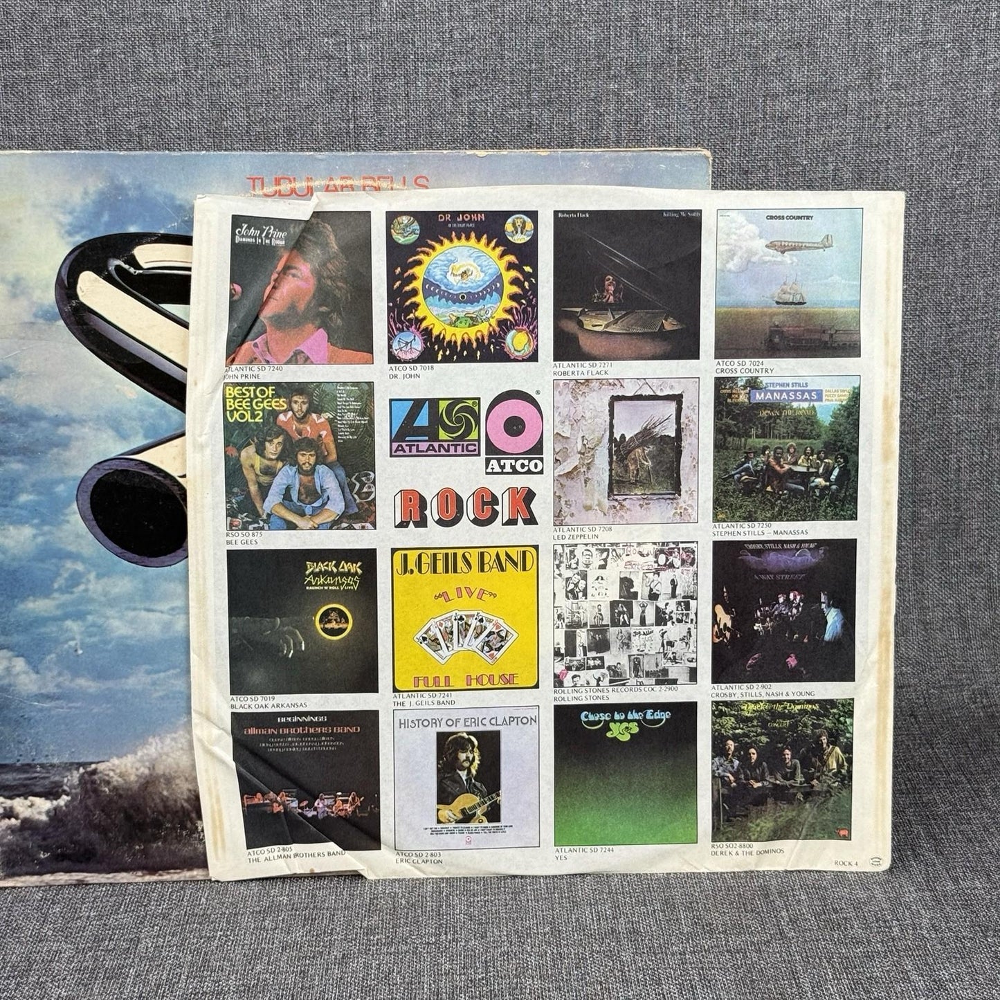 MIKE OLDFIELD – Tubular Bells 1973 VINYL Lp ALBUM  - Very Good