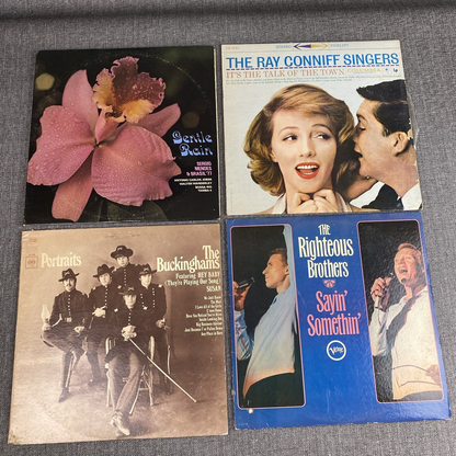 Lot of 25 Vintage Vinyls , George Jones, Ray Connie, George Shea, etc