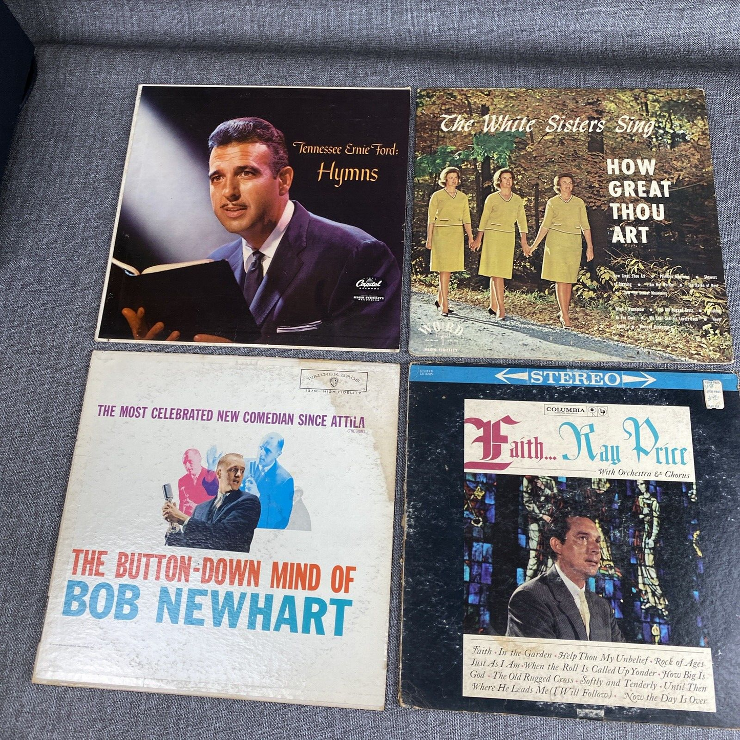 Lot of 25 Vintage Vinyls , George Jones, Ray Connie, George Shea, etc