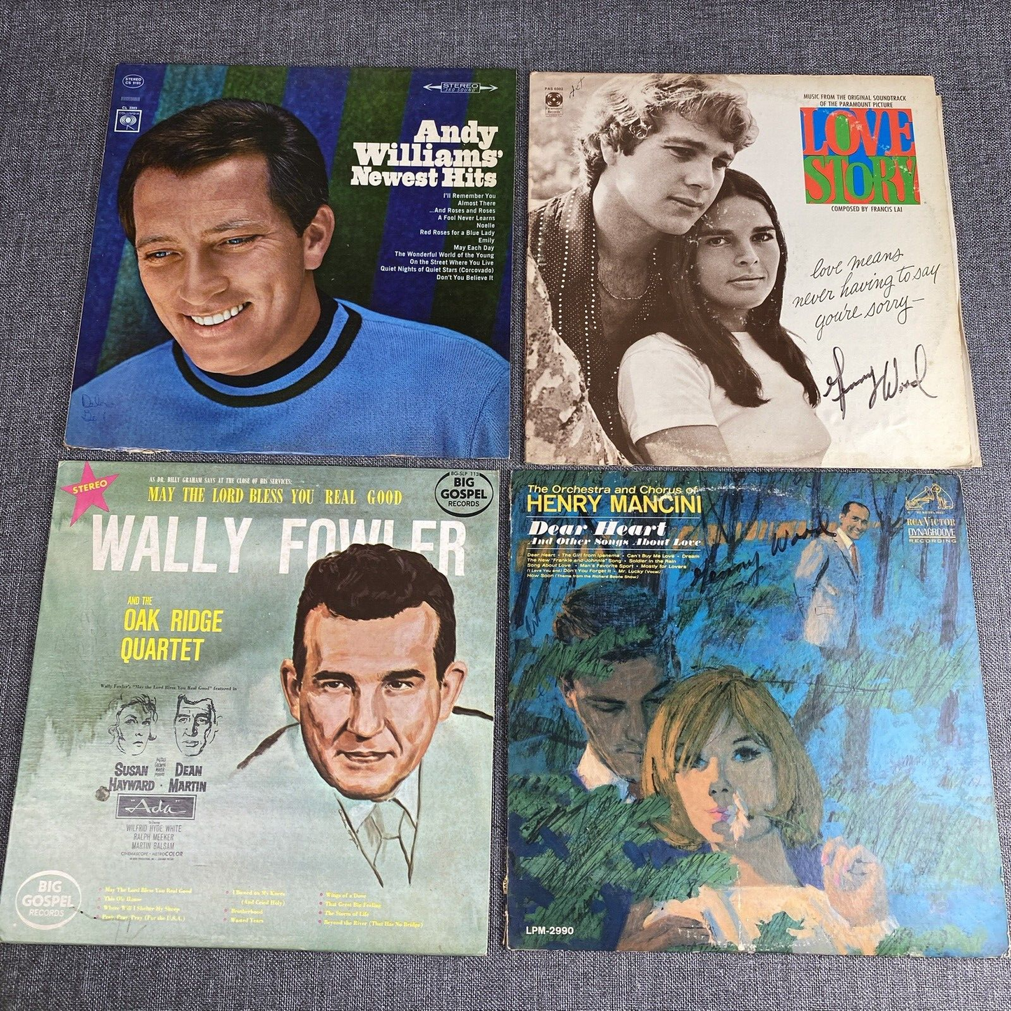 Lot of 25 Vintage Vinyls , George Jones, Ray Connie, George Shea, etc