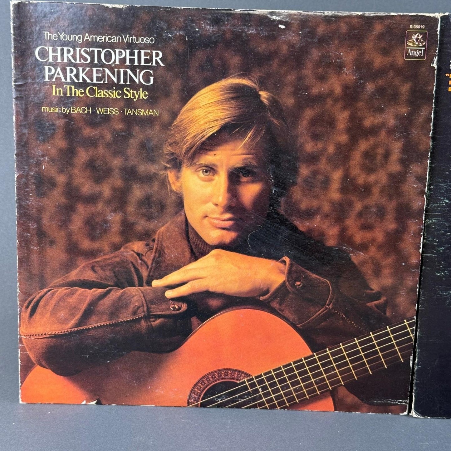 Angel Christopher Parkening Vinyl Record Lot 12" Classical Guitar Bach EXCELLENT