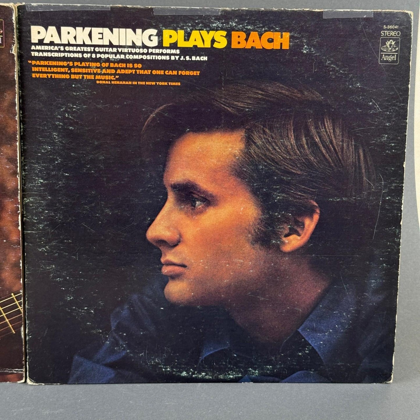 Angel Christopher Parkening Vinyl Record Lot 12" Classical Guitar Bach EXCELLENT