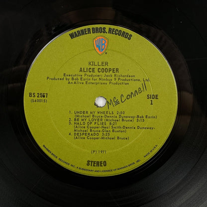 Alice Cooper Killer Vinyl LP Album VG