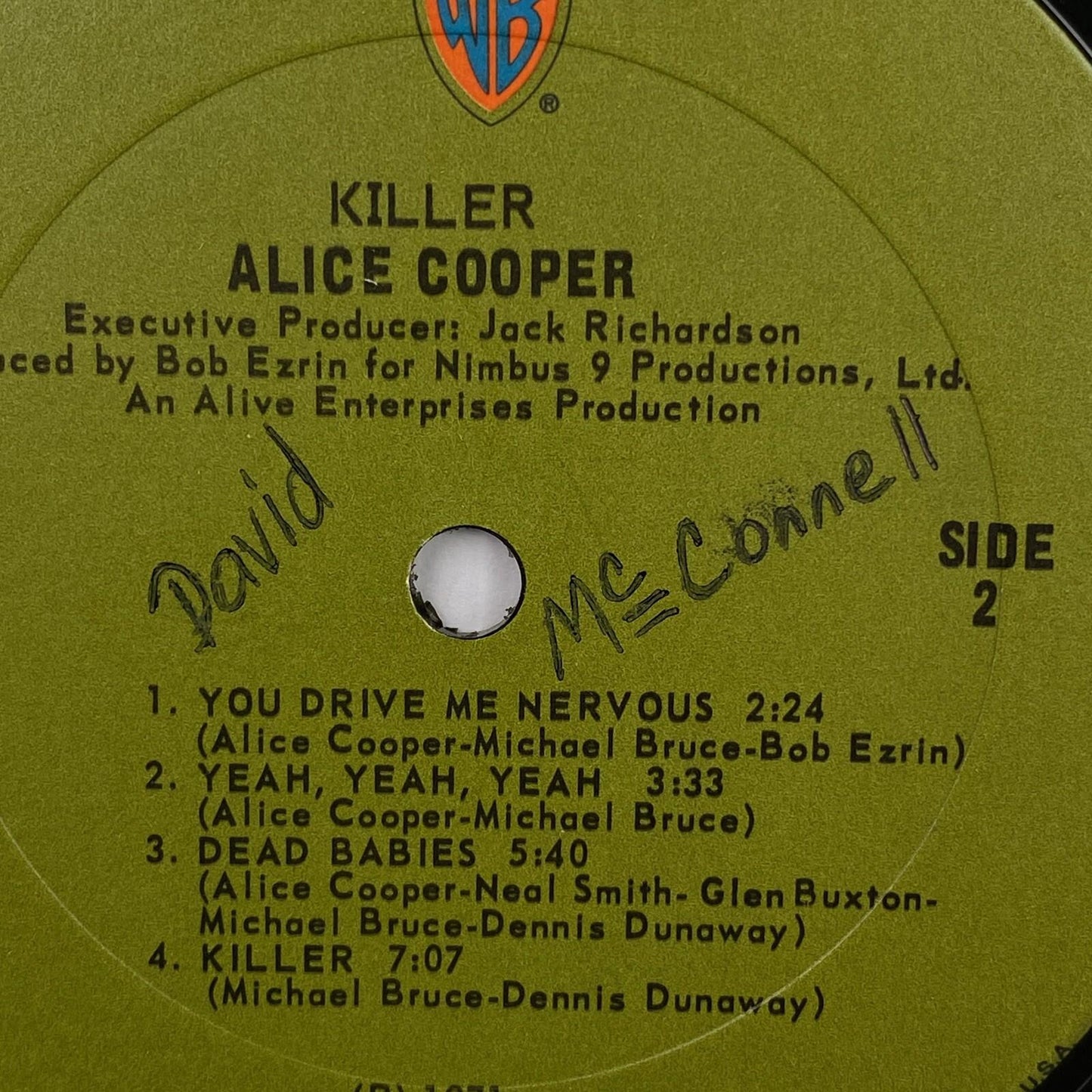 Alice Cooper Killer Vinyl LP Album VG