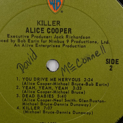 Alice Cooper Killer Vinyl LP Album VG