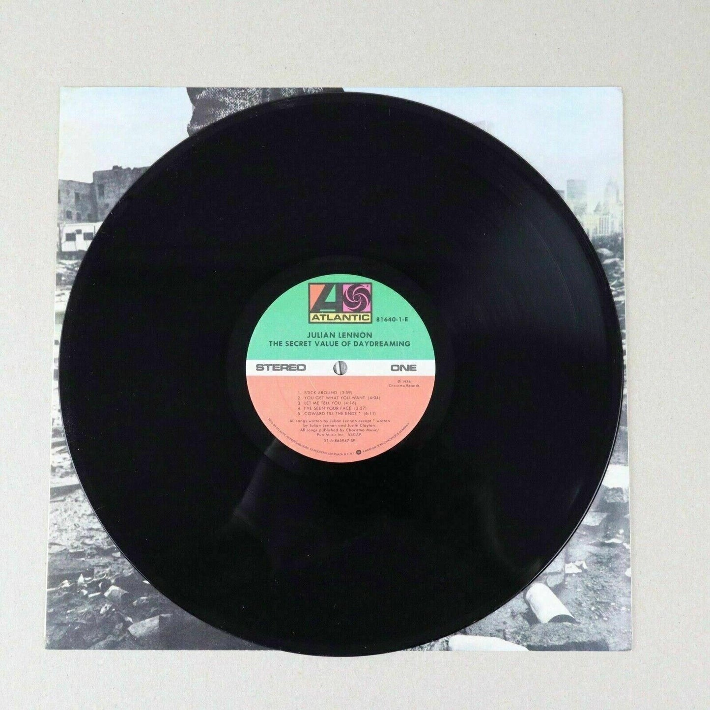 Julian Lennon PROMO The Secret Value of Daydreaming Vinyl Record LP 1986