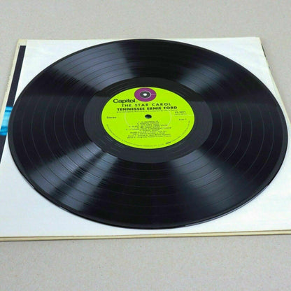 The Star Carol Tennessee Ernie Ford Christmas Vinyl Record LP Capitol