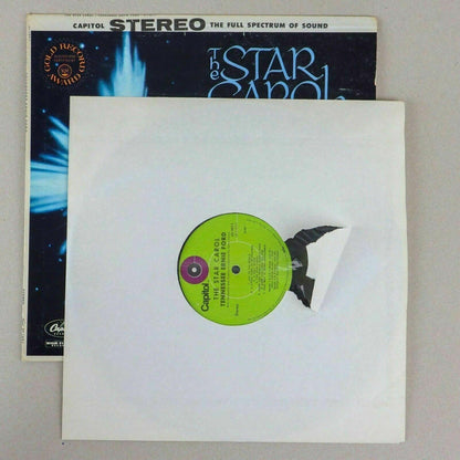 The Star Carol Tennessee Ernie Ford Christmas Vinyl Record LP Capitol