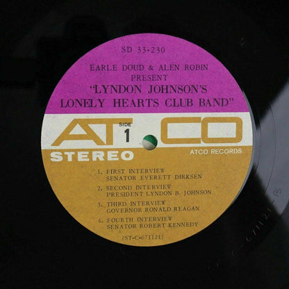 Earle Doud Alen Robin Lyndon Johnson's Lonely Hearts Club Band ATCO Vinyl