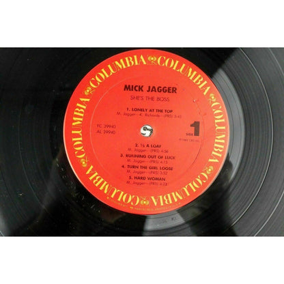 Mick Jagger Shes The Boss Vinyl Record LP Album Columbia FC 39940 PROMO