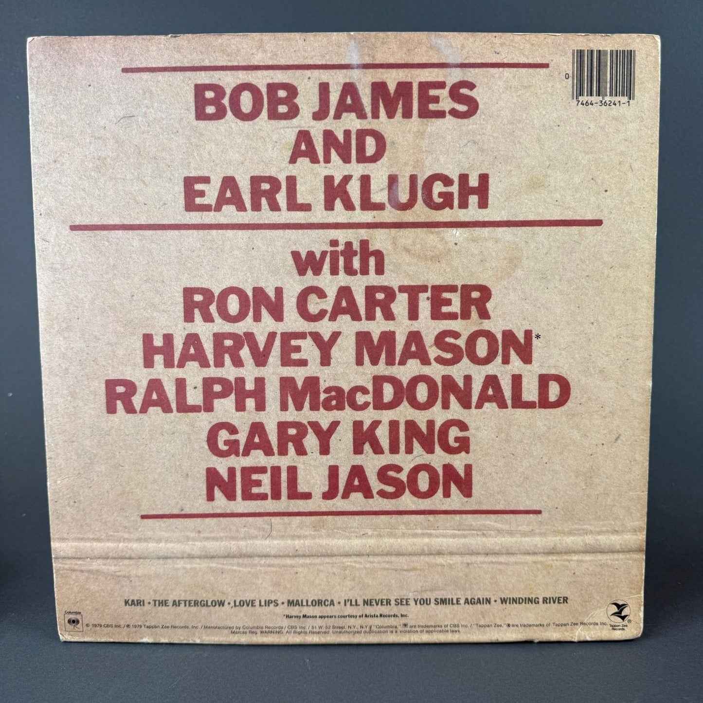 Bob James Earl Klugh One on One Vinyl Record LP 12" Jazz 1979 - VERY GOOD
