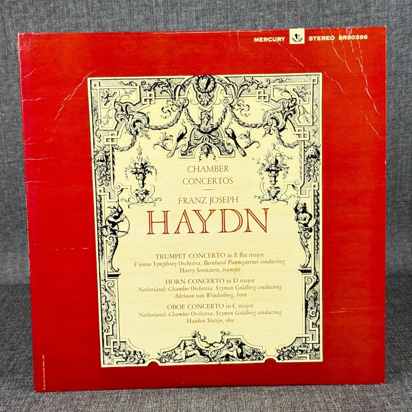 Haydn Chamber Concertos Mercury Stereo SR90396 LP Classical Music Vinyl