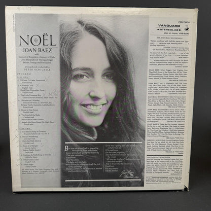 Joan Baez Noel Vinyl Record LP 12" Holiday Christmas Folk  VSD-79230 - GOOD