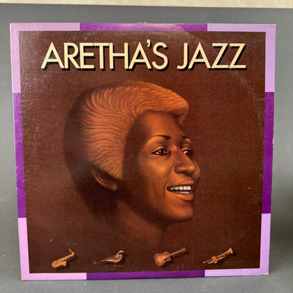 Aretha Franklin Aretha's Jazz Vinyl LP 12"  PROMO Stamp 81230-1 - EXCELLENT
