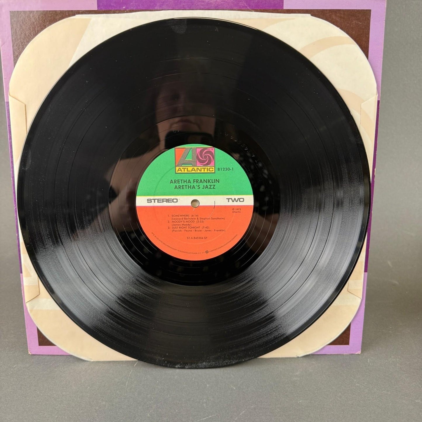 Aretha Franklin Aretha's Jazz Vinyl LP 12"  PROMO Stamp 81230-1 - EXCELLENT