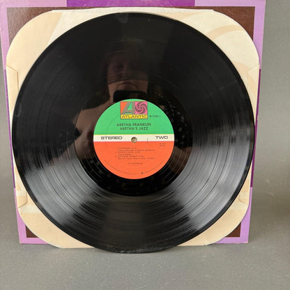 Aretha Franklin Aretha's Jazz Vinyl LP 12"  PROMO Stamp 81230-1 - EXCELLENT