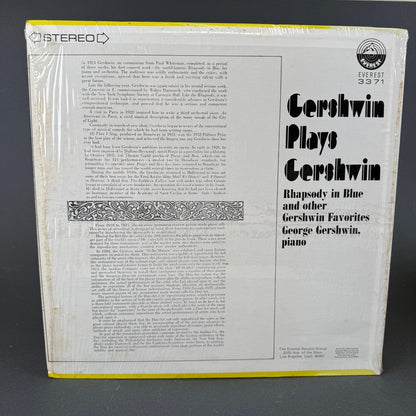 Everest Gershwin Plays Gershwin Vinyl LP 12" Rhapsody in Blue Stereo  - GOOD
