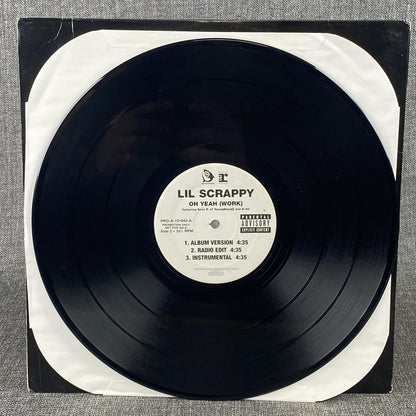 Lil' Scrappy Oh Yeah (Work) 12" VINYL SINGLE Feat. Sean P