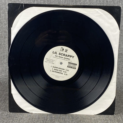 Lil' Scrappy Oh Yeah (Work) 12" VINYL SINGLE Feat. Sean P