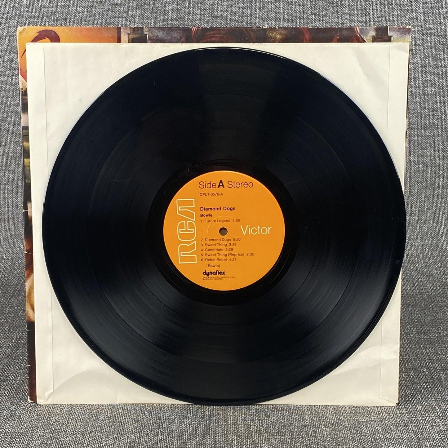 David Bowie Diamond Dogs Gatefold Vinyl LP Record 1974