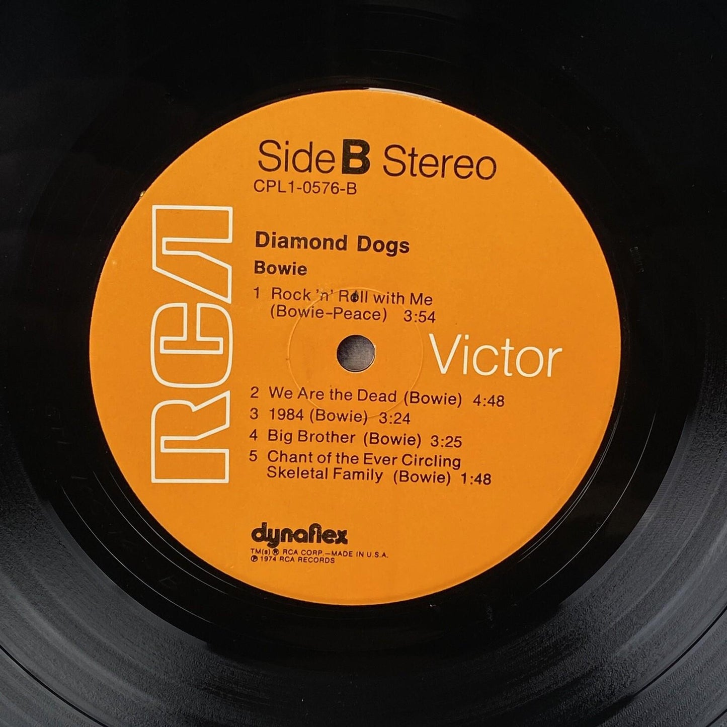 David Bowie Diamond Dogs Gatefold Vinyl LP Record 1974