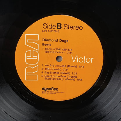 David Bowie Diamond Dogs Gatefold Vinyl LP Record 1974