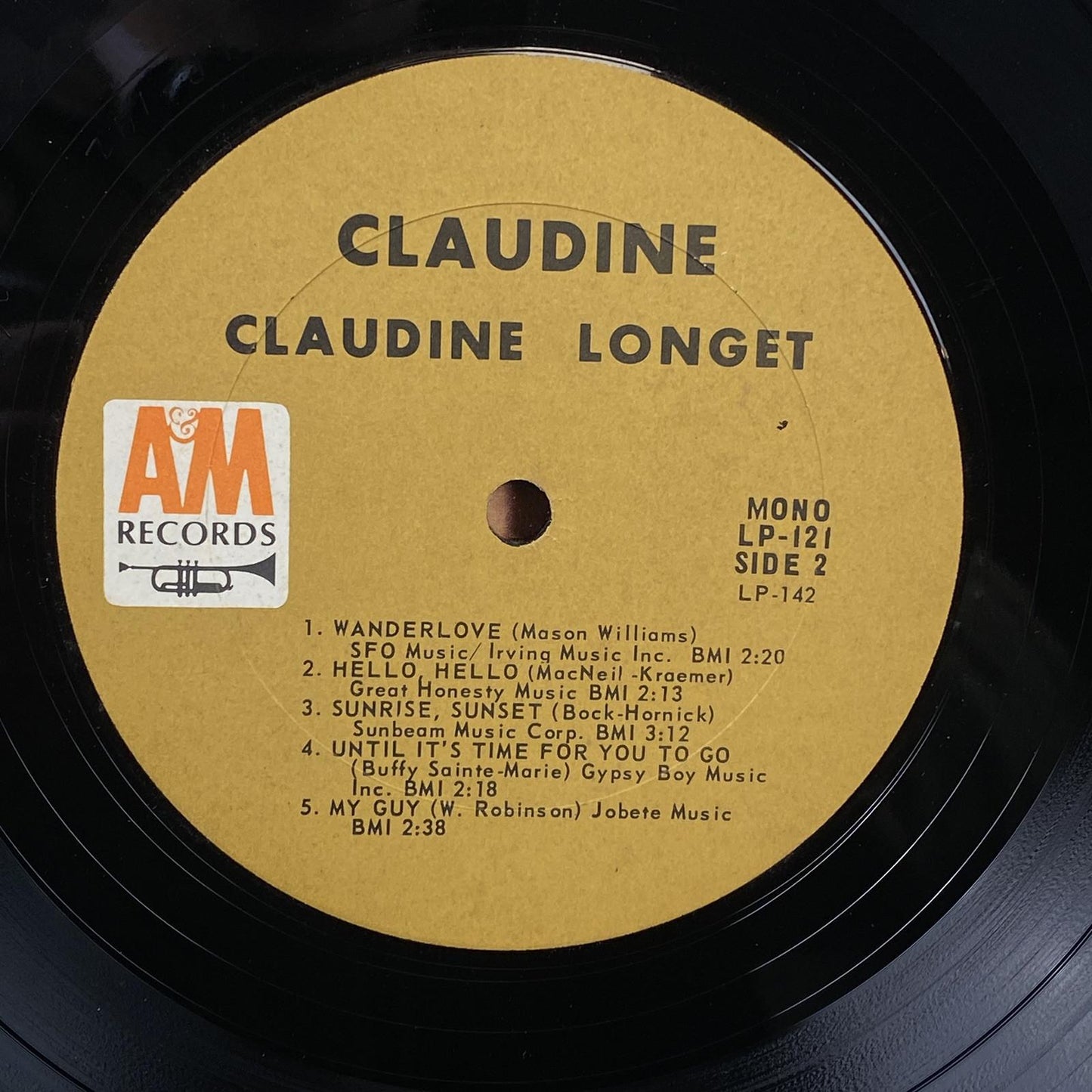 Caludine Longet Vinyl Record by A&M Records 1967 - EXCELLENT
