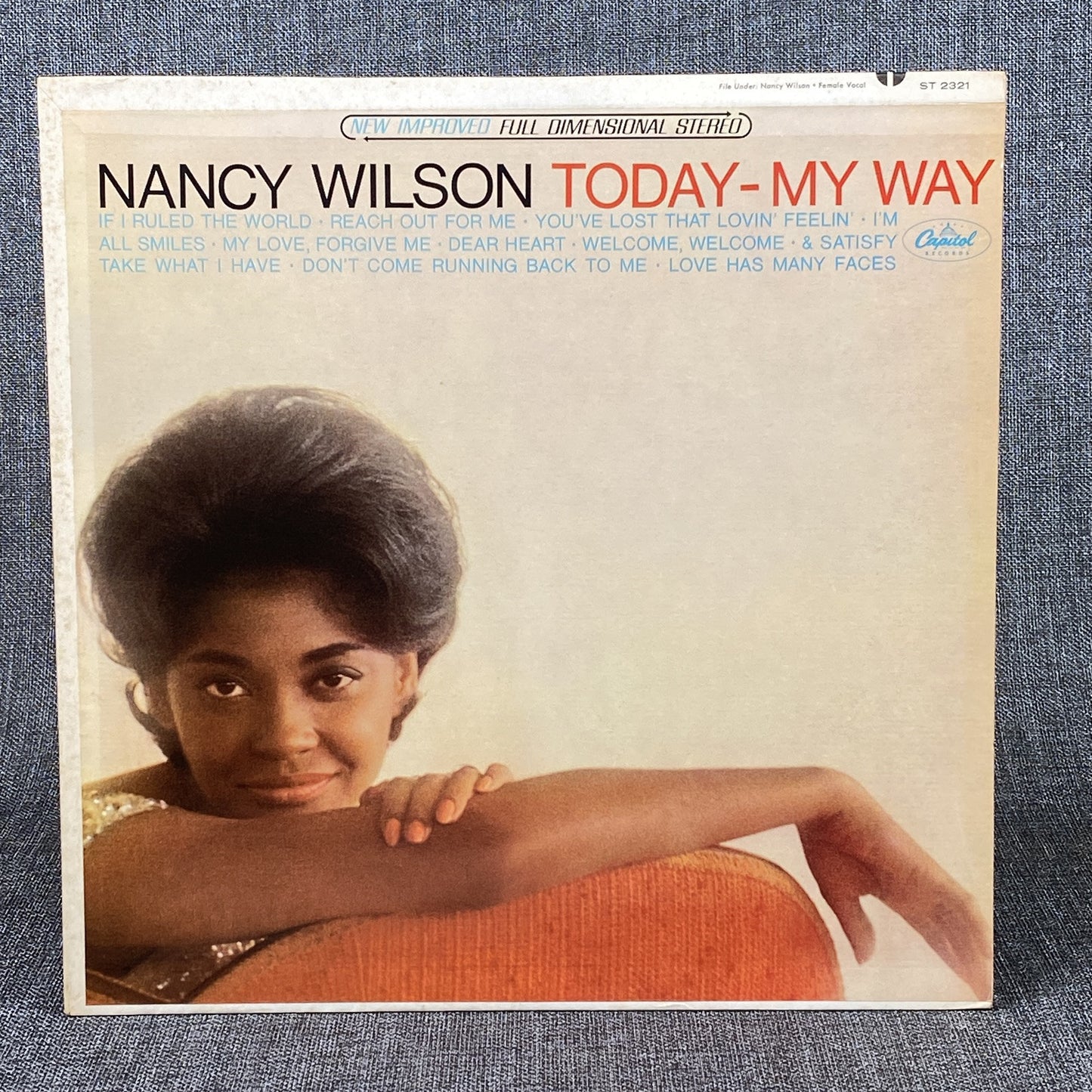 Nancy Wilson Today - May Way Vinyl Record by Capitol Records 1965 - NEAR MINT