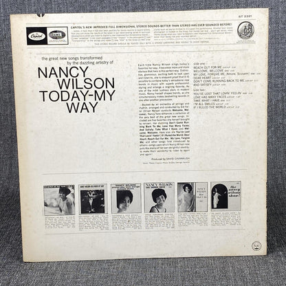 Nancy Wilson Today - May Way Vinyl Record by Capitol Records 1965 - NEAR MINT